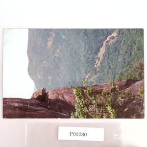 Vintage Postcard 1958 Devil's Head Chimney Rock Western North Carolina